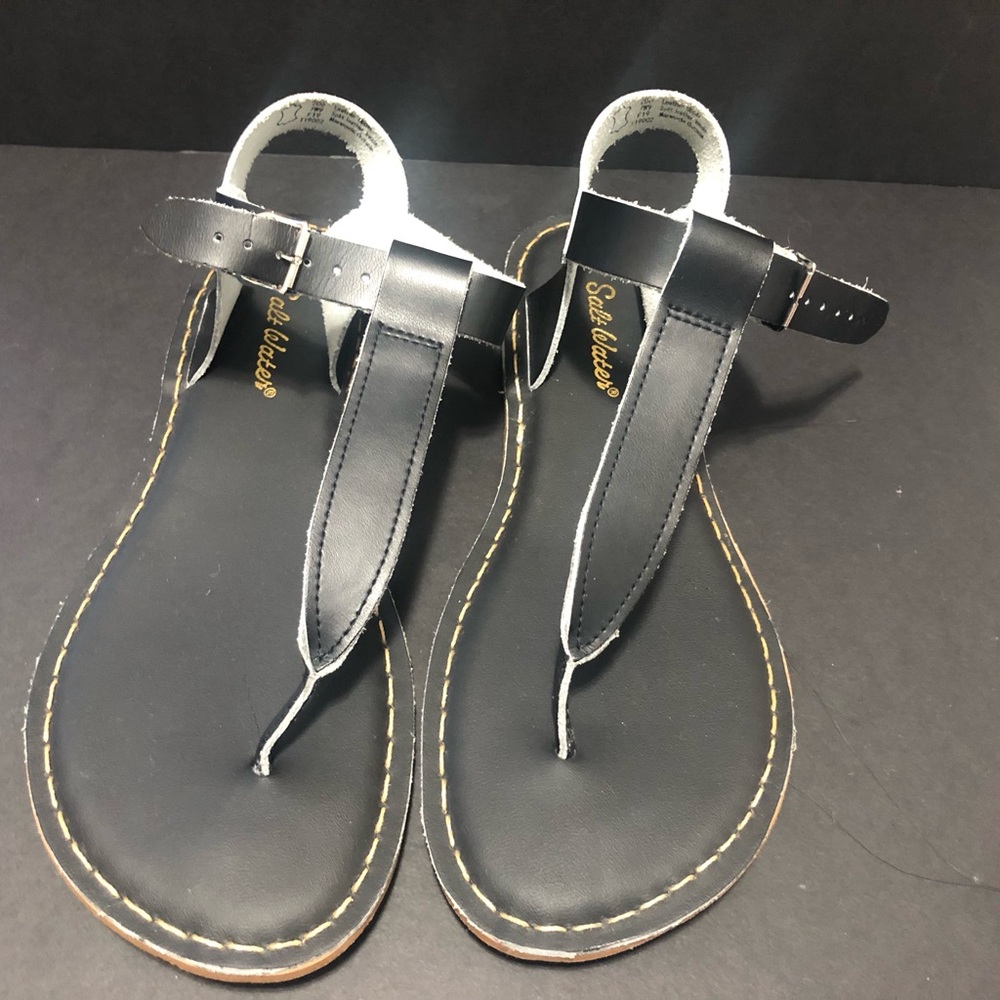 Salt Water Sandals Women’s 8.5-9 - NEW - Black Soft Leather